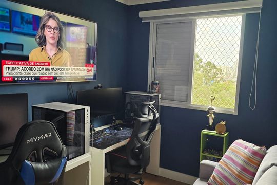 Quarto de apartamento à venda com 3 quartos, 79m² em Chácara Agrindus, Taboão da Serra