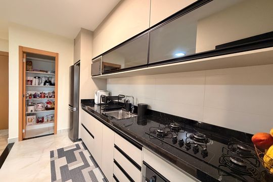 Cozinha de apartamento à venda com 3 quartos, 105m² em Vila Progresso, Jundiaí