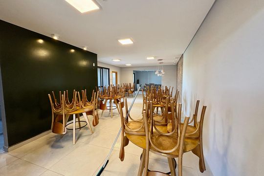 Área comum - Salão de Festas de apartamento à venda com 3 quartos, 105m² em Vila Progresso, Jundiaí
