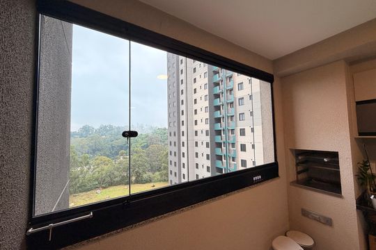 Sacada de apartamento à venda com 3 quartos, 105m² em Vila Progresso, Jundiaí