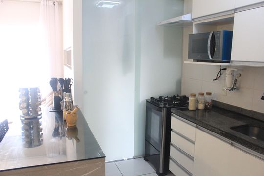 Cozinha de apartamento à venda com 3 quartos, 74m² em Osvaldo Cruz, São Caetano do Sul