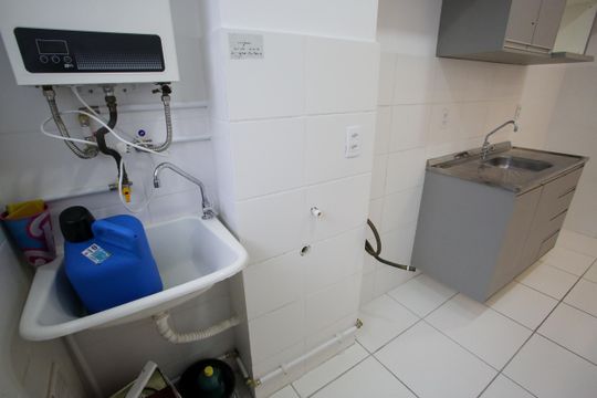 Área de Serviço de apartamento à venda com 2 quartos, 52m² em Pechincha, Rio de Janeiro