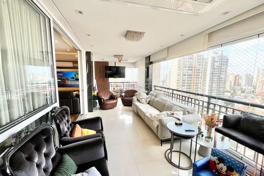 Varanda da Sala de apartamento à venda com 3 quartos, 189m² em Santana, São Paulo