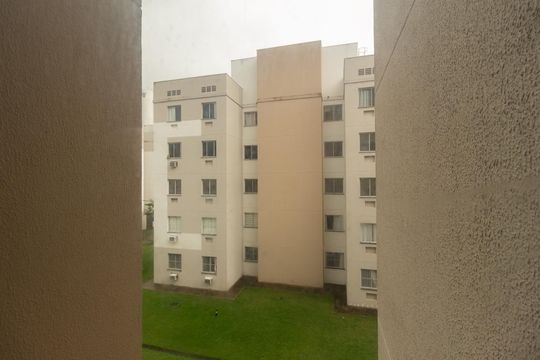 Vista da Sala de apartamento à venda com 2 quartos, 58m² em Guaratiba, Rio de Janeiro