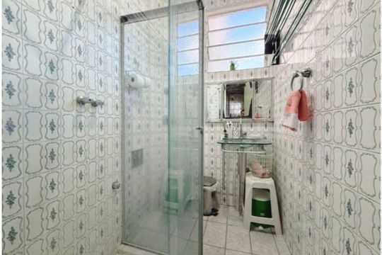 Banheiro  de apartamento à venda com 1 quarto, 45m² em São Cristóvão, Belo Horizonte