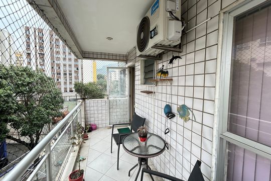 Varanda da Sala de apartamento para alugar com 2 quartos, 65m² em Méier, Rio de Janeiro