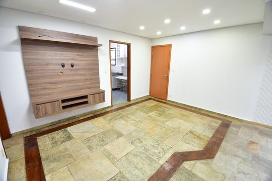 Sala de apartamento à venda com 2 quartos, 87m² em Vila Rossi Borghi E Siqueira, Campinas
