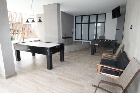 Área comum - Sala de Jogos de apartamento para alugar com 2 quartos, 77m² em Jardim Satélite, São José dos Campos