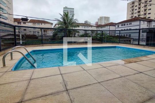 Área externa de apartamento para alugar com 3 quartos, 111m² em Canto do Forte, Praia Grande
