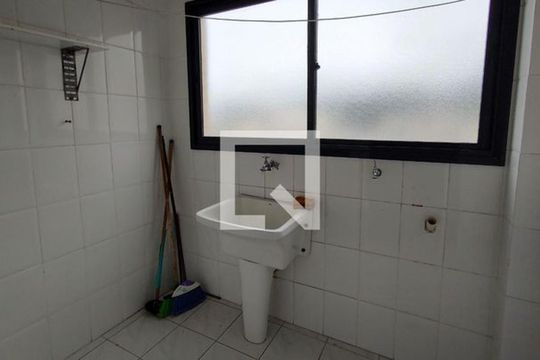 Área de serviço de apartamento para alugar com 3 quartos, 111m² em Canto do Forte, Praia Grande