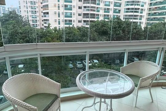 Varanda de apartamento à venda com 3 quartos, 99m² em Barra Olímpica, Rio de Janeiro