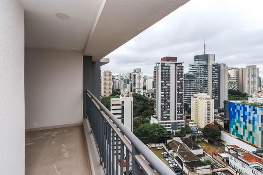 Varanda de kitnet/studio para alugar com 1 quarto, 30m² em Vila Mariana, São Paulo