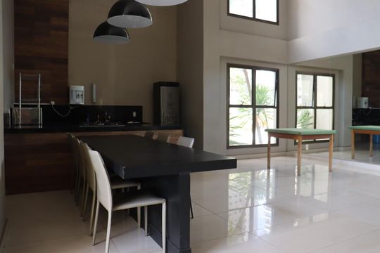 Área comum - Salão de festas de apartamento à venda com 3 quartos, 110m² em Serrinha, Goiânia