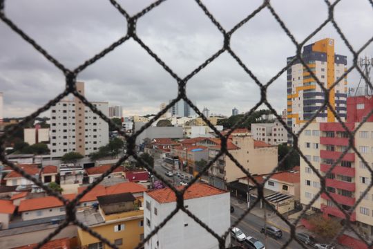 Sala Vista  de apartamento à venda com 3 quartos, 110m² em Baeta Neves, São Bernardo do Campo