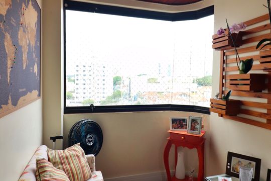 Sala Sacada de apartamento à venda com 3 quartos, 110m² em Baeta Neves, São Bernardo do Campo