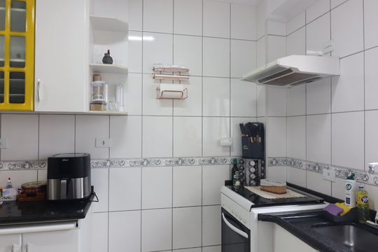 Cozinha  de apartamento à venda com 3 quartos, 110m² em Baeta Neves, São Bernardo do Campo