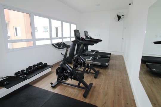 Área comum - Academia de apartamento para alugar com 2 quartos, 52m² em Colinas do Paratehy, São José dos Campos