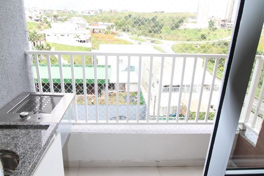 Sala de apartamento para alugar com 2 quartos, 52m² em Colinas do Paratehy, São José dos Campos