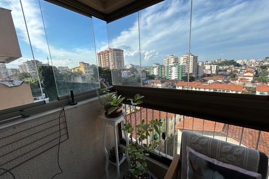 Varanda da Sala de apartamento à venda com 3 quartos, 90m² em Lins de Vasconcelos, Rio de Janeiro