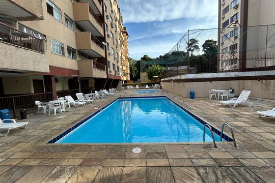 Área comum - Piscina de apartamento à venda com 3 quartos, 90m² em Lins de Vasconcelos, Rio de Janeiro