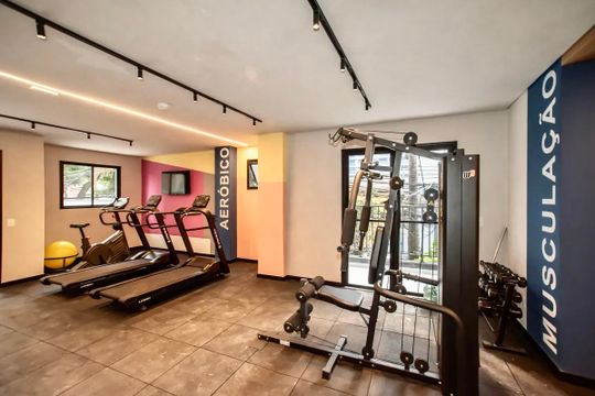 Área comum - Academia de kitnet/studio à venda com 1 quarto, 20m² em Vila Clementino, São Paulo