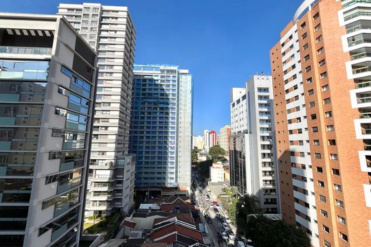 Vista da Varanda de kitnet/studio à venda com 1 quarto, 20m² em Vila Clementino, São Paulo