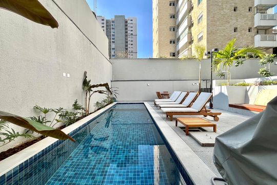 Área comum - Piscina de kitnet/studio à venda com 1 quarto, 20m² em Vila Clementino, São Paulo