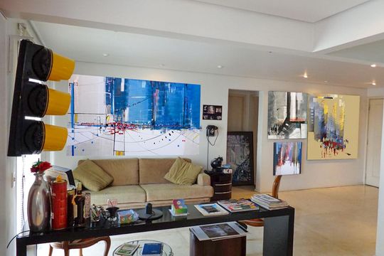 Sala de apartamento para alugar com 3 quartos, 90m² em Chácara Santo Antônio, São Paulo