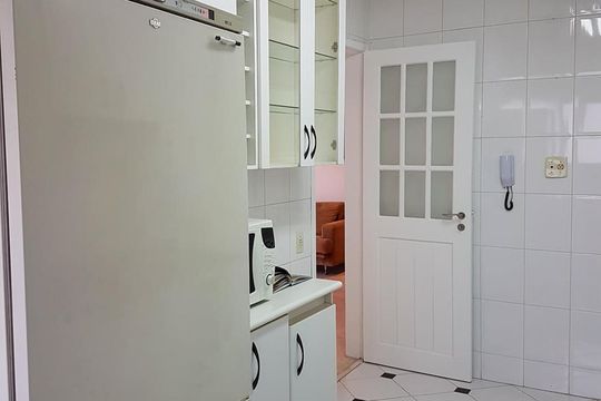 Cozinha de apartamento para alugar com 3 quartos, 90m² em Chácara Santo Antônio, São Paulo
