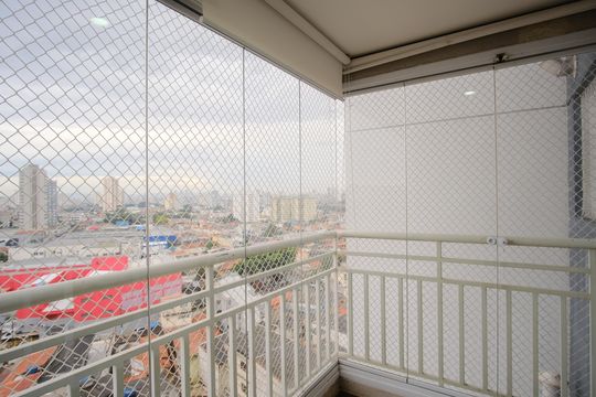 Varanda de apartamento à venda com 2 quartos, 49m² em Vila Carrão, São Paulo