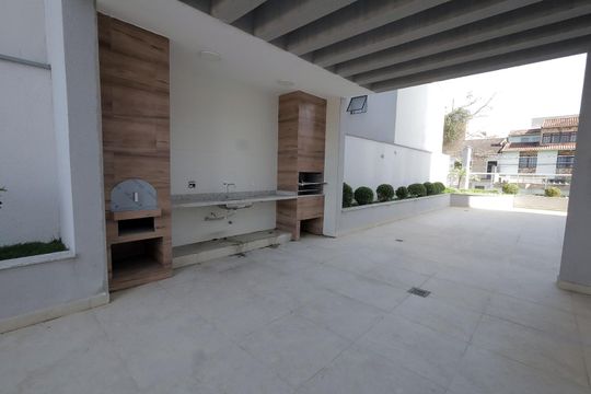 Área comum - Churrasqueira de apartamento à venda com 2 quartos, 54m² em Vila Pires, Santo André