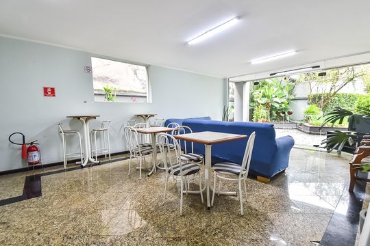 Hall social de apartamento para alugar com 1 quarto, 47m² em Vila Mariana, São Paulo