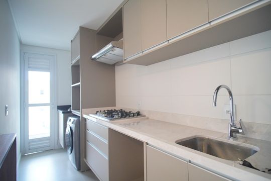Cozinha de apartamento à venda com 3 quartos, 111m² em Jardim America, São Leopoldo