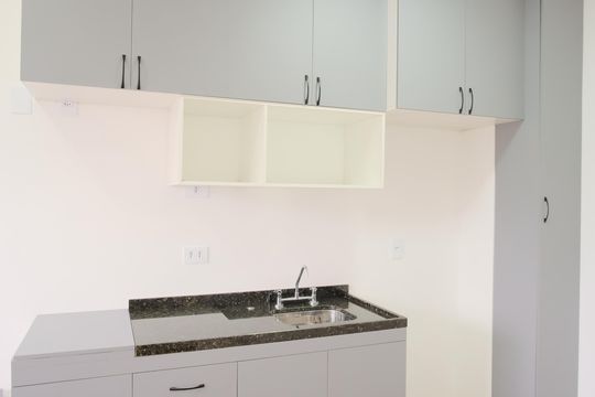 Cozinha de apartamento para alugar com 1 quarto, 27m² em Vila Aricanduva, São Paulo