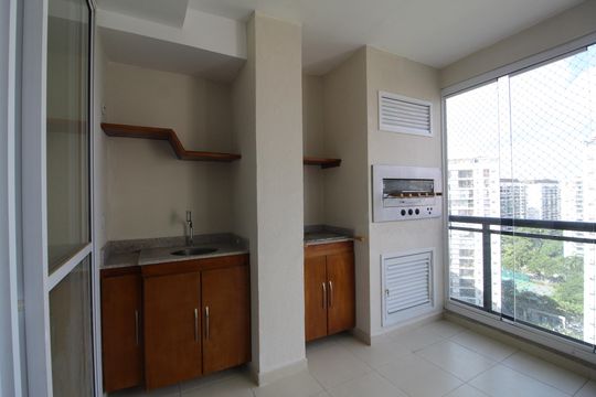 Varanda da Sala de apartamento para alugar com 4 quartos, 169m² em Barra Olímpica, Rio de Janeiro