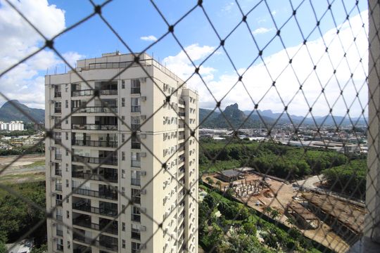Vista da Suíte 2 de apartamento para alugar com 4 quartos, 169m² em Barra Olímpica, Rio de Janeiro