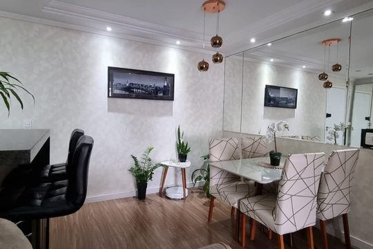Sala de apartamento à venda com 3 quartos, 81m² em Centro, Diadema