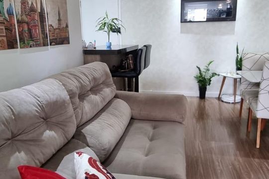 Sala de apartamento à venda com 3 quartos, 81m² em Centro, Diadema
