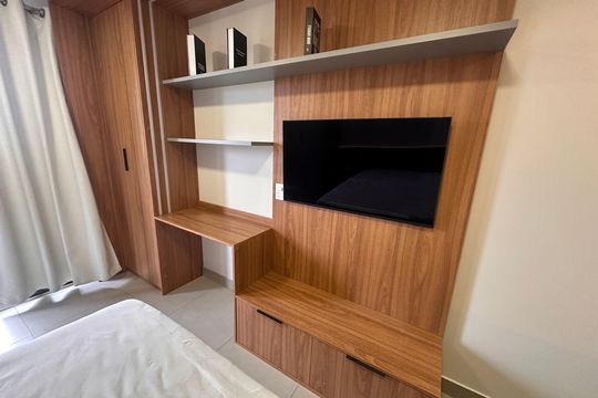 Studio de kitnet/studio para alugar com 1 quarto, 24m² em Brooklin, São Paulo