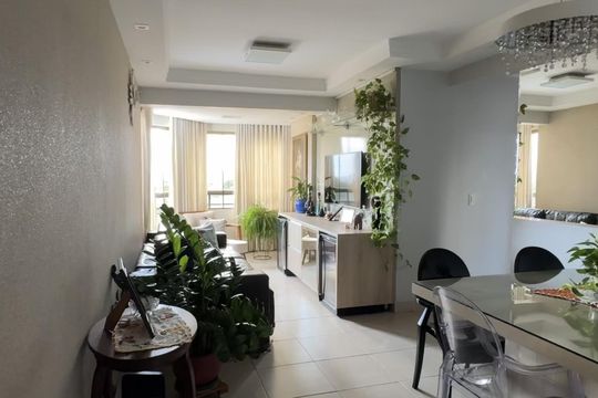 Detalhe Sala de apartamento para alugar com 3 quartos, 76m² em Parque Amazonia, Goiânia