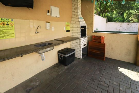 Área comum - Churrasqueira de apartamento para alugar com 2 quartos, 70m² em Jardim das Margaridas, Salvador
