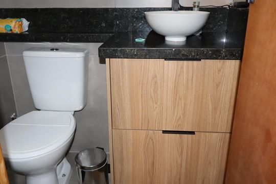 Banheiro de apartamento para alugar com 1 quarto, 30m² em Vila Ema, São Paulo