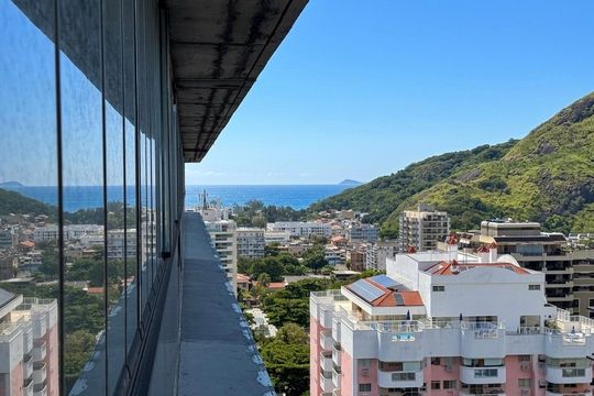 Varanda - Vista de apartamento à venda com 2 quartos, 85m² em Recreio dos Bandeirantes, Rio de Janeiro