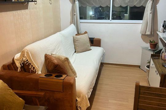 Sala de apartamento à venda com 2 quartos, 43m² em Inhoaíba, Rio de Janeiro
