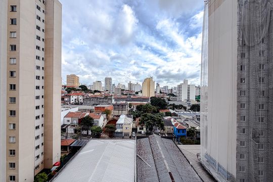 Vista da Sala de apartamento à venda com 2 quartos, 33m² em Cambuci, São Paulo