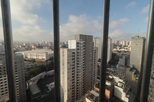 Vista da Sala de apartamento à venda com 1 quarto, 56m² em Liberdade, São Paulo