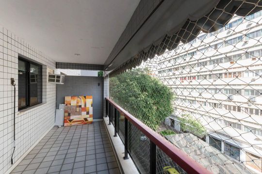 Varanda da Sala de apartamento à venda com 3 quartos, 109m² em Tijuca, Rio de Janeiro