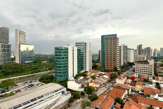 Vista da Varanda de kitnet/studio para alugar com 1 quarto, 26m² em Pinheiros, São Paulo