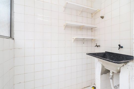 Área de Serviço de apartamento à venda com 2 quartos, 54m² em Vila Cruzeiro, São Paulo