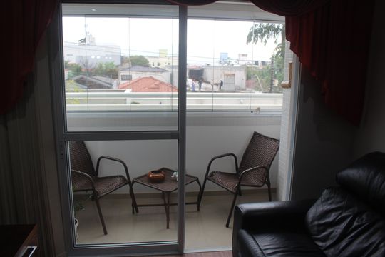 Varanda de apartamento à venda com 3 quartos, 90m² em Santa Paula, São Caetano do Sul
